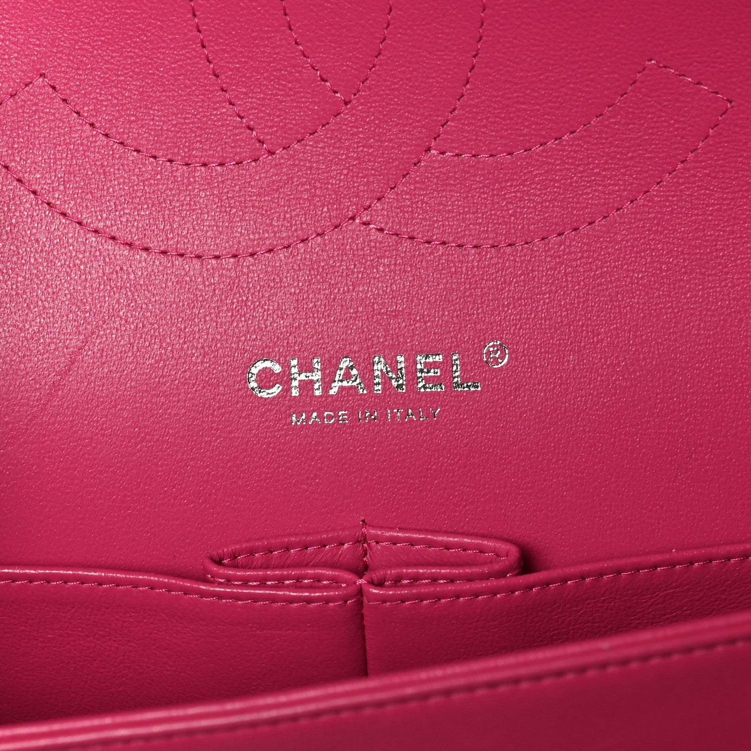 Chanel Lambskin Quilted Jumbo Double Flap Dark Pink 6 of 11
