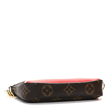 Louis Vuitton Monogram 2018 Christmas Animation Mini Cats Pochette Accessories 6 of 9