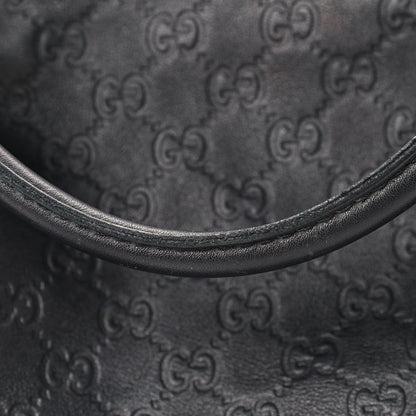 Gucci Guccissima Large Sukey Tote Black 12 of 13