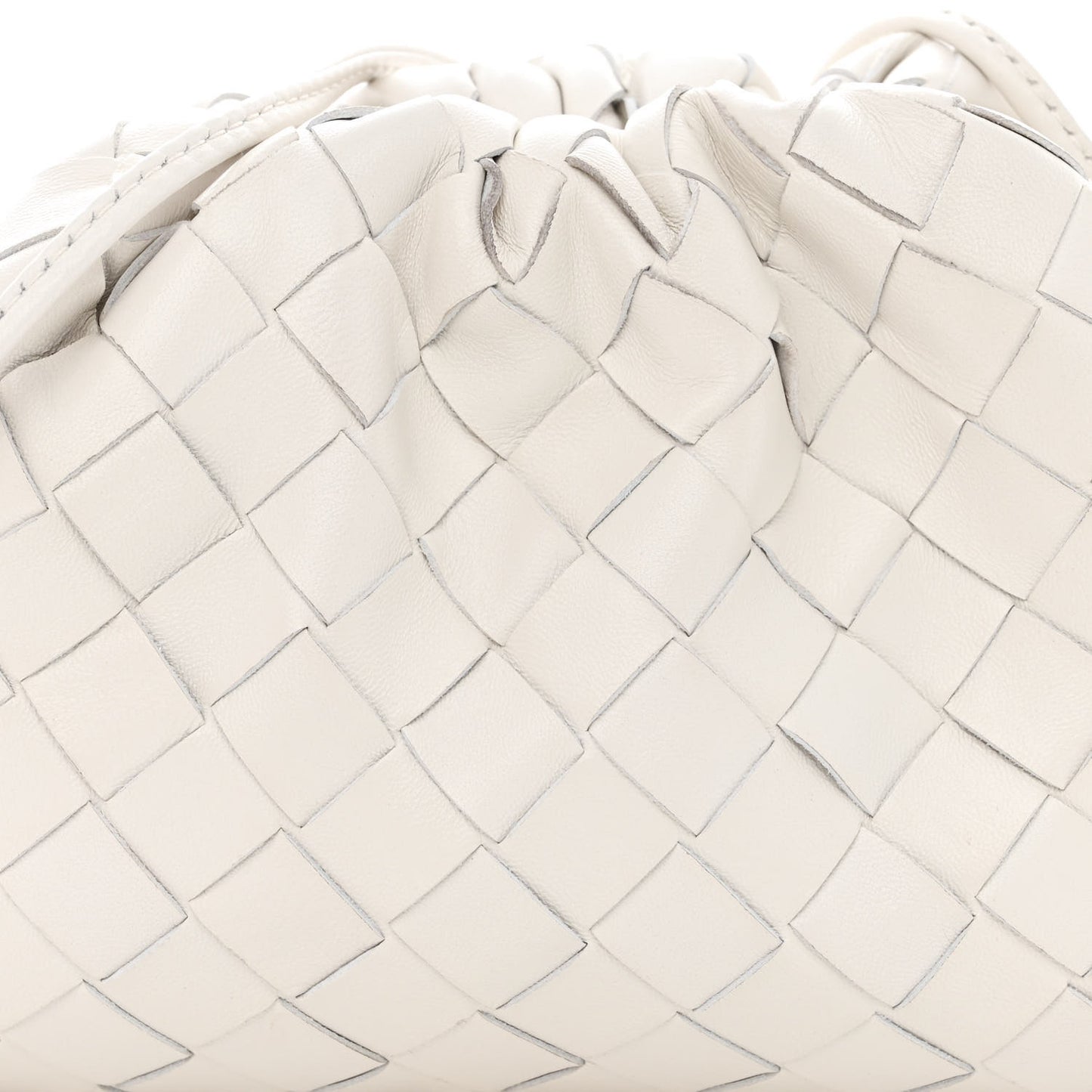 Nappa Intrecciato The Mini Pouch Chalk