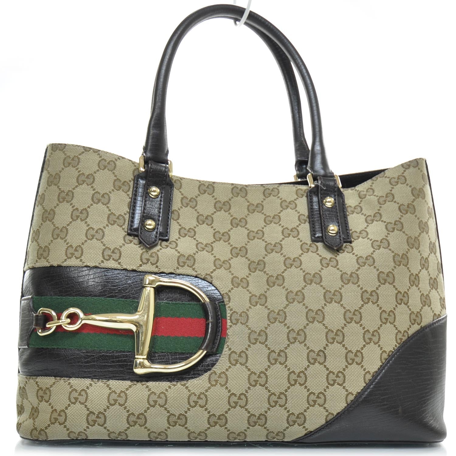 Gucci Monogram Hasler Tote 1 of 13