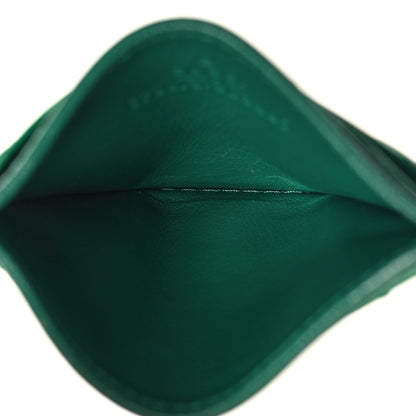 Gucci Azalea Calfskin Enamel Matelasse Diagonal Torchon GG Marmont Card Holder New Shamarock Emerald 5 of 7