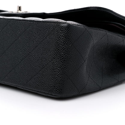 Chanel Caviar Quilted Jumbo Double Flap Black 9 of 10