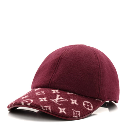 Louis Vuitton Wool Silk Monogram Endless Cap L Bordeaux 1 of 8