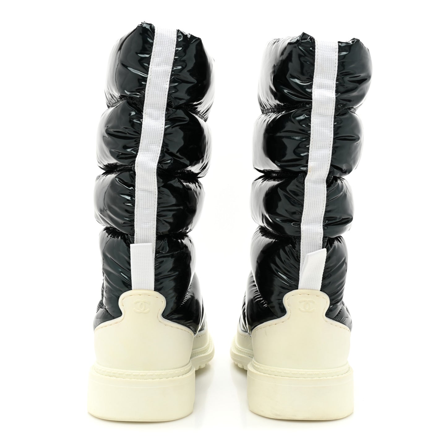 Metalized Fabric CC Ankle Snow Boots 35 Green