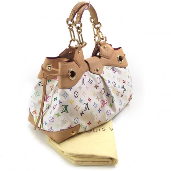 Monogram Multicolor Ursula Handbag White