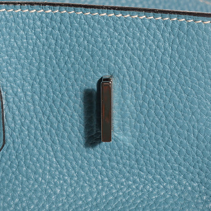 Hermes Togo Birkin 40 Blue Jean 29 of 30