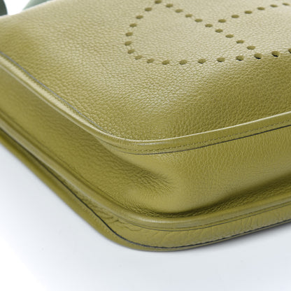 Hermes Taurillon Clemence Evelyne II PM Vert Chartreuse 10 of 18