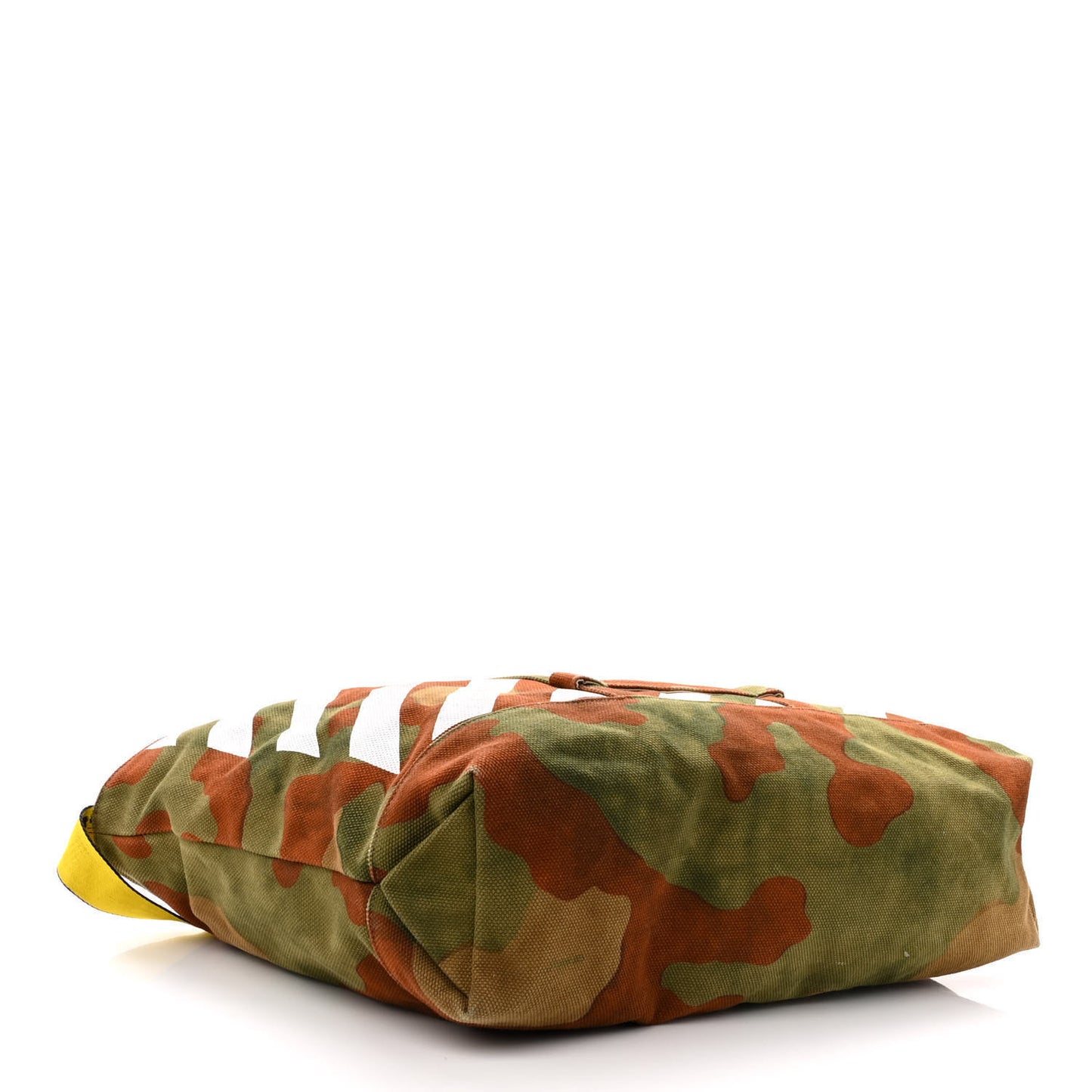 Polyester Striped Diag Camouflage Tote Multicolor