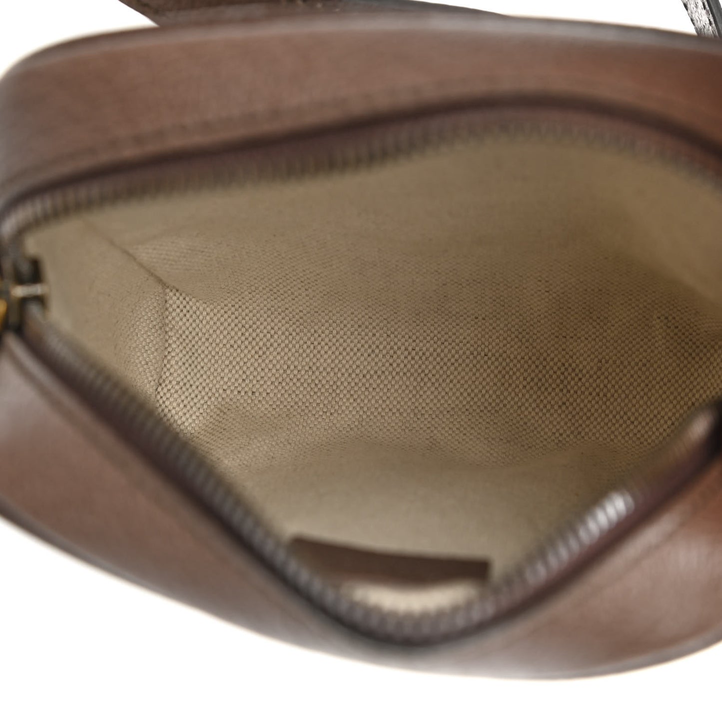 GG Supreme Monogram Web Mini Ophidia Messenger Brown