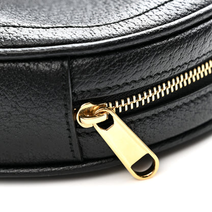 Gucci Grained Calfskin Web Mini Ophidia Round Shoulder Bag Black 11 of 13