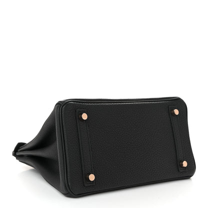 Hermes Togo Birkin 25 Black 12 of 31