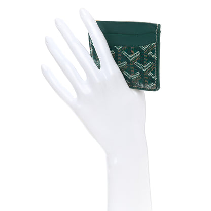 Goyard Goyardine Saint Sulpice Card Holder Green 2 of 8