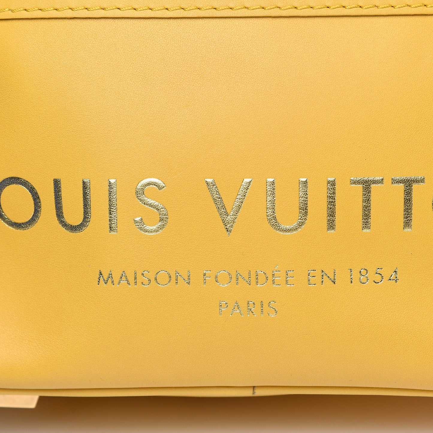 Supple Calfskin Paname Take Off Flight Bag Yellow