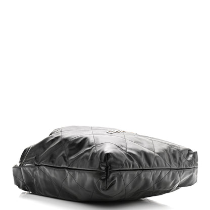 Chanel Shiny Calfskin Quilted Chanel 22 Black 4 of 11