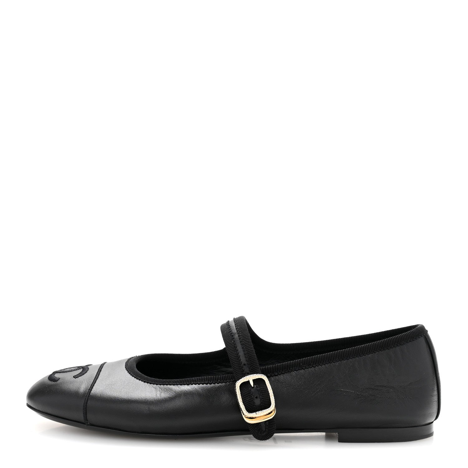 Chanel Lambskin Mary Jane Flats 39 Black 1 of 10