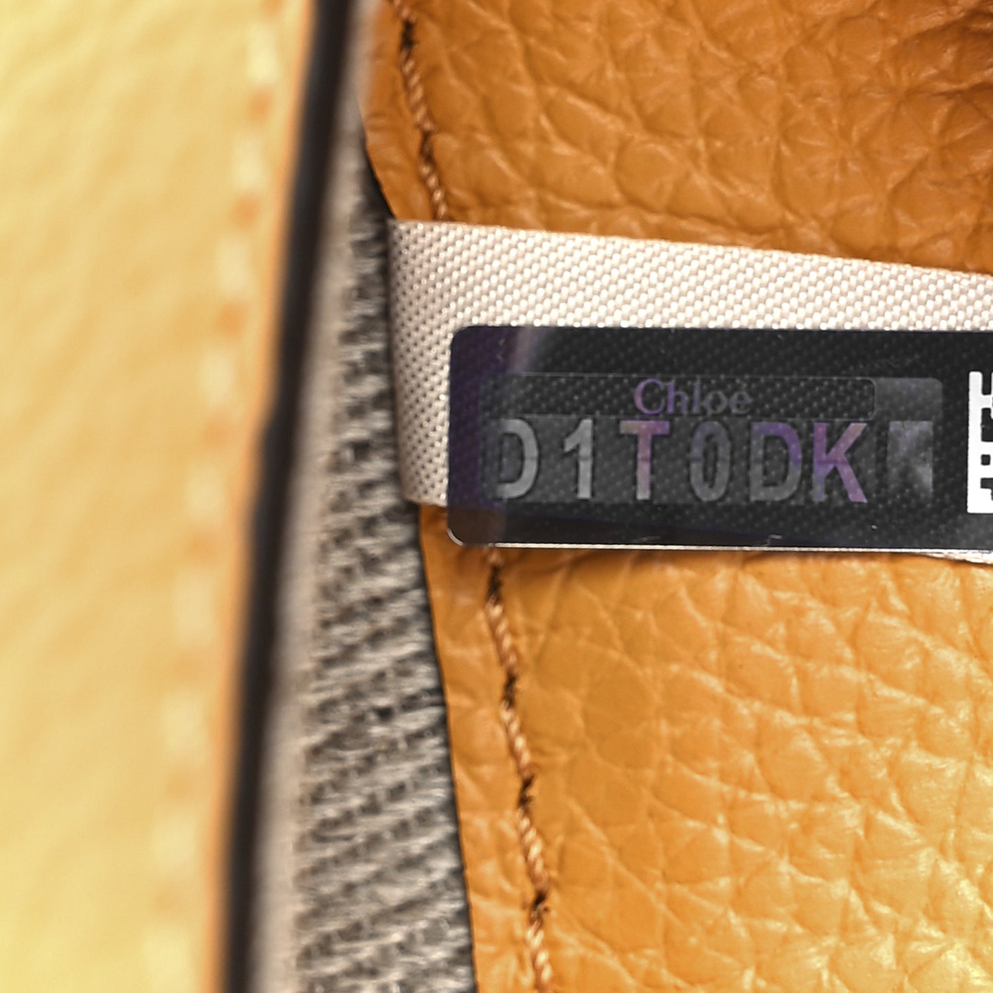 Raffia Small Grain Calfskin Medium Marcie Basket Yellow