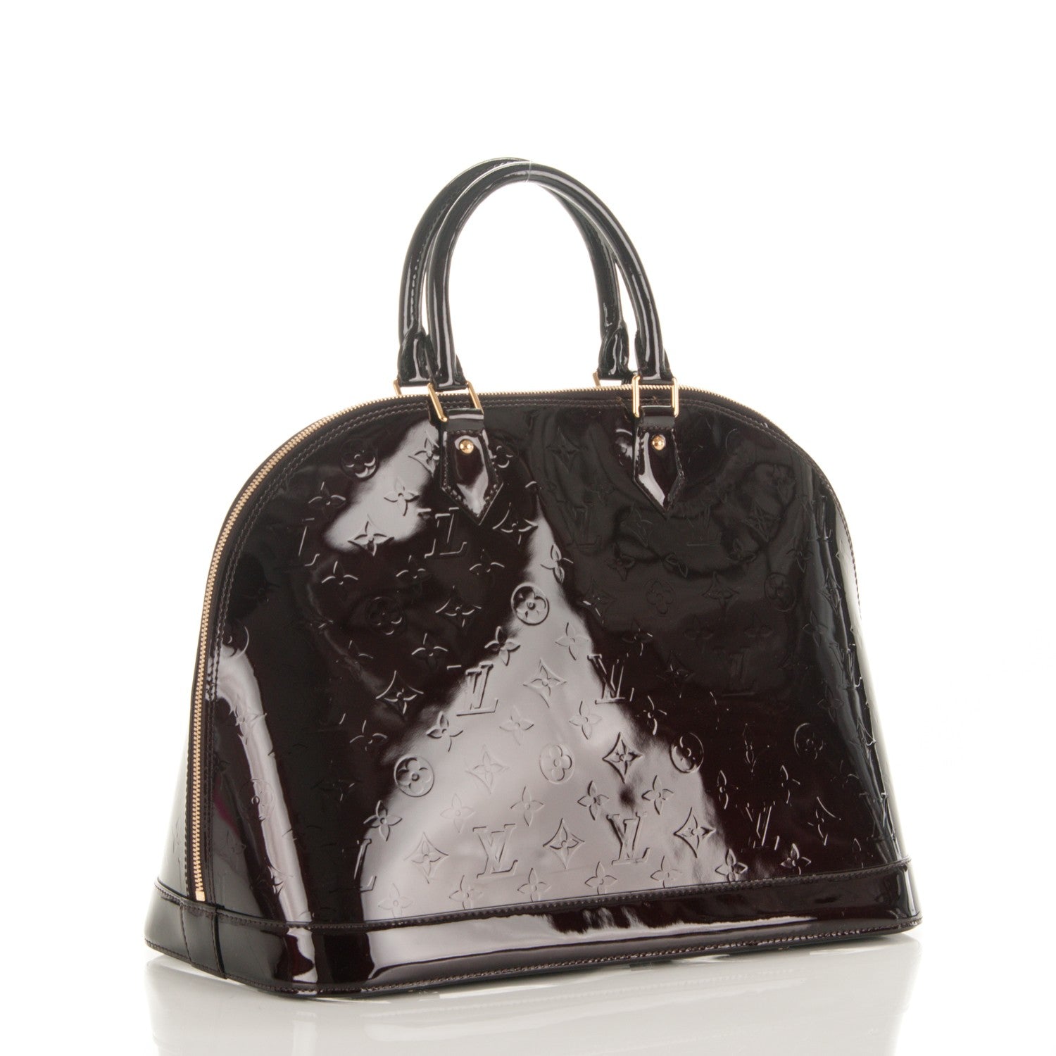 Louis Vuitton Vernis Alma GM Amarante 3 of 7