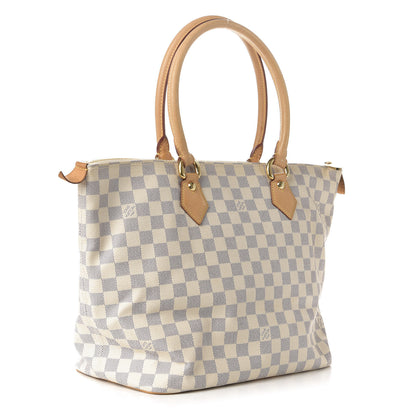 Louis Vuitton Damier Azur Saleya MM 3 of 10