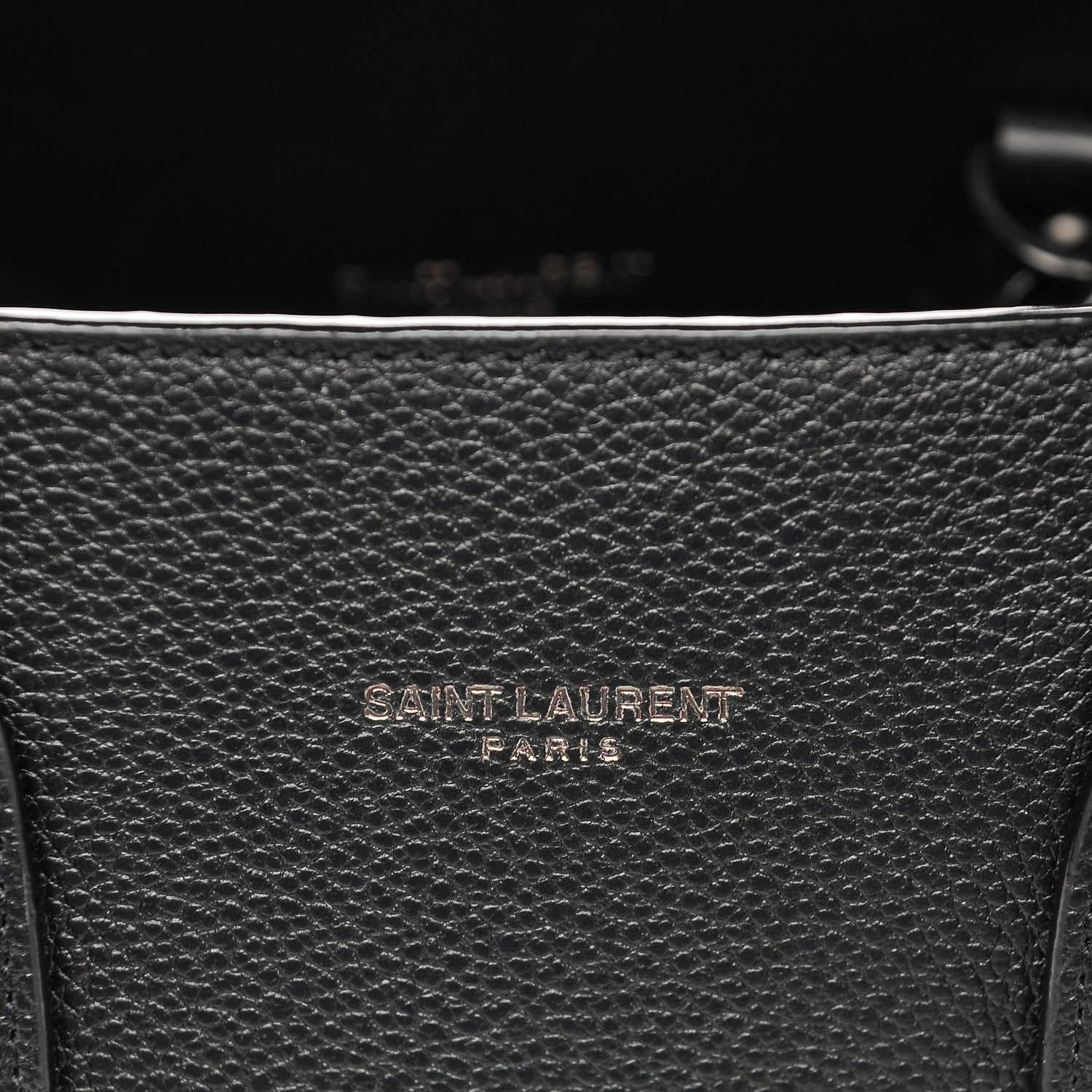 Saint Laurent Grained Calfskin Baby Sac De Jour Black 6 of 8