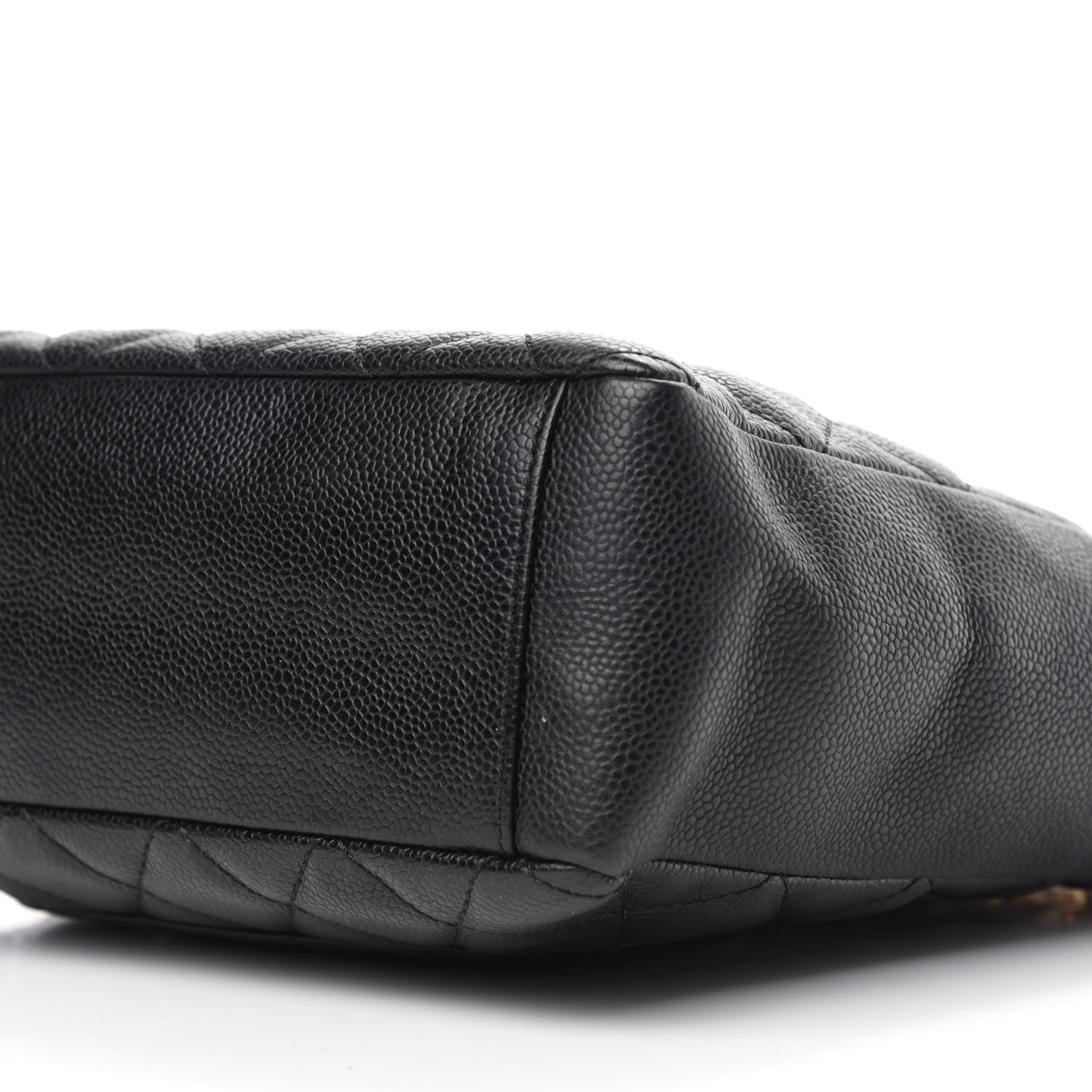 Chanel Caviar Quilted Petit Shopping Tote PST Black 7 of 11