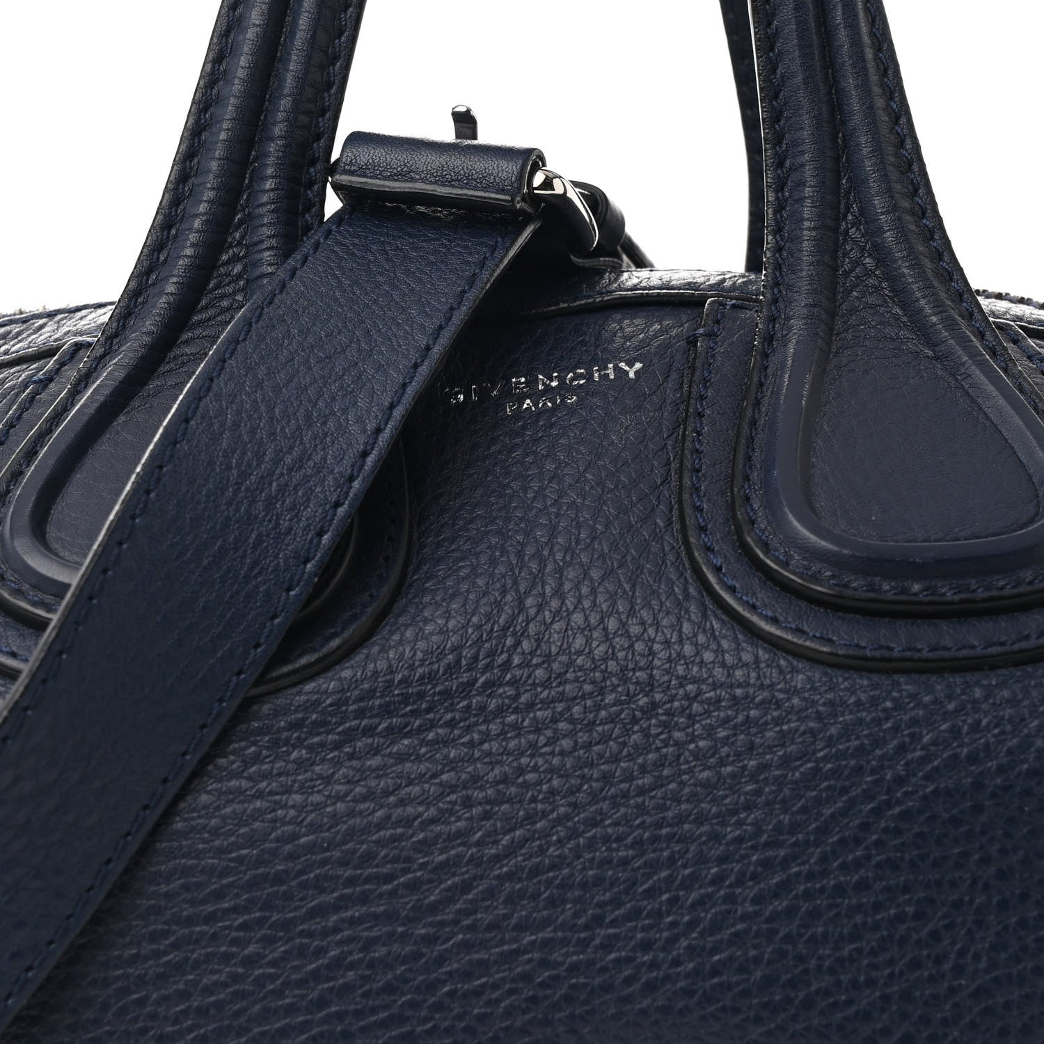 Givenchy Pebbled Calfskin Small Nightingale Night Blue 8 of 12