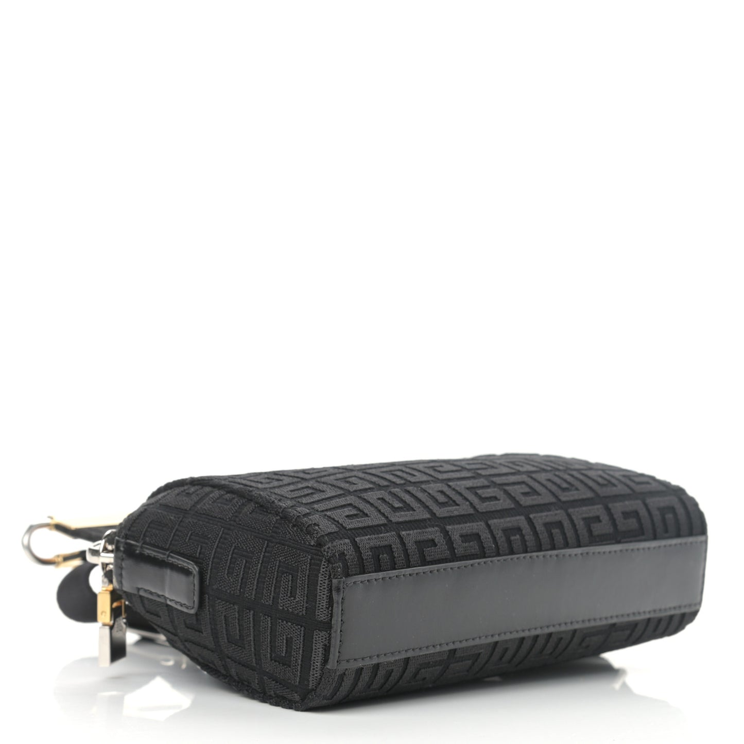 Canvas Jacquard Antigona U Crossbody Bag Black