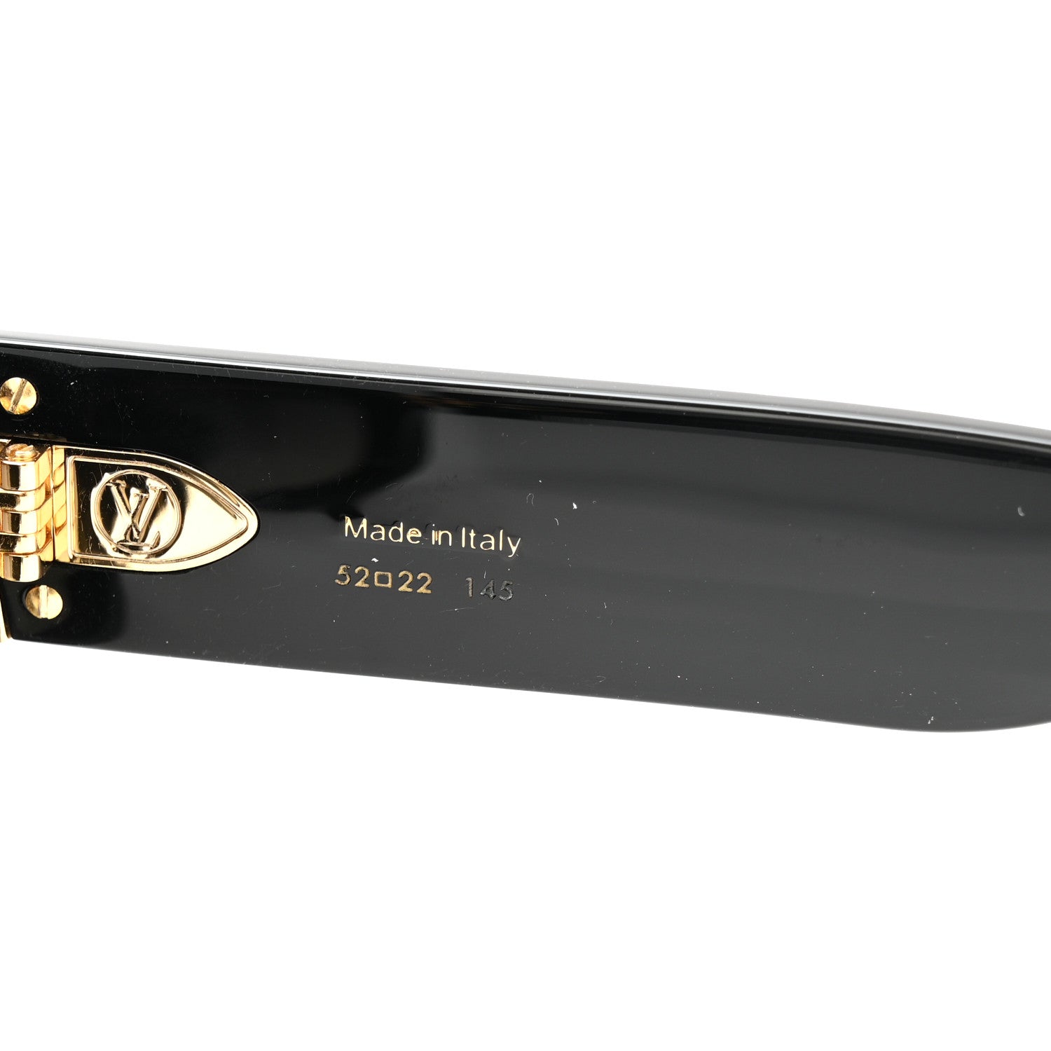 Louis Vuitton Square LV Empreinte Square Sunglasses Z1611E Black 6 of 7