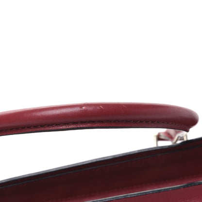 Valentino Garavani Vitello Macro Rockstud Runway Tote Scarlet 9 of 11