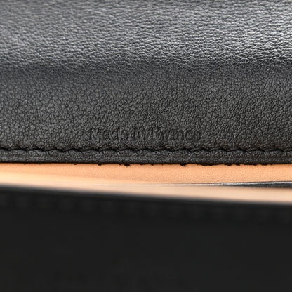 Delvaux Calfskin Embossed Mini Tempete Satchel Black 8 of 11