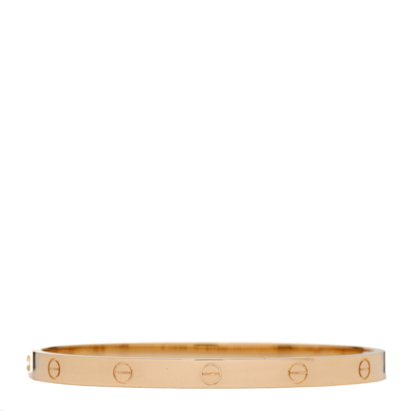18K Yellow Gold Medium LOVE Bracelet 17