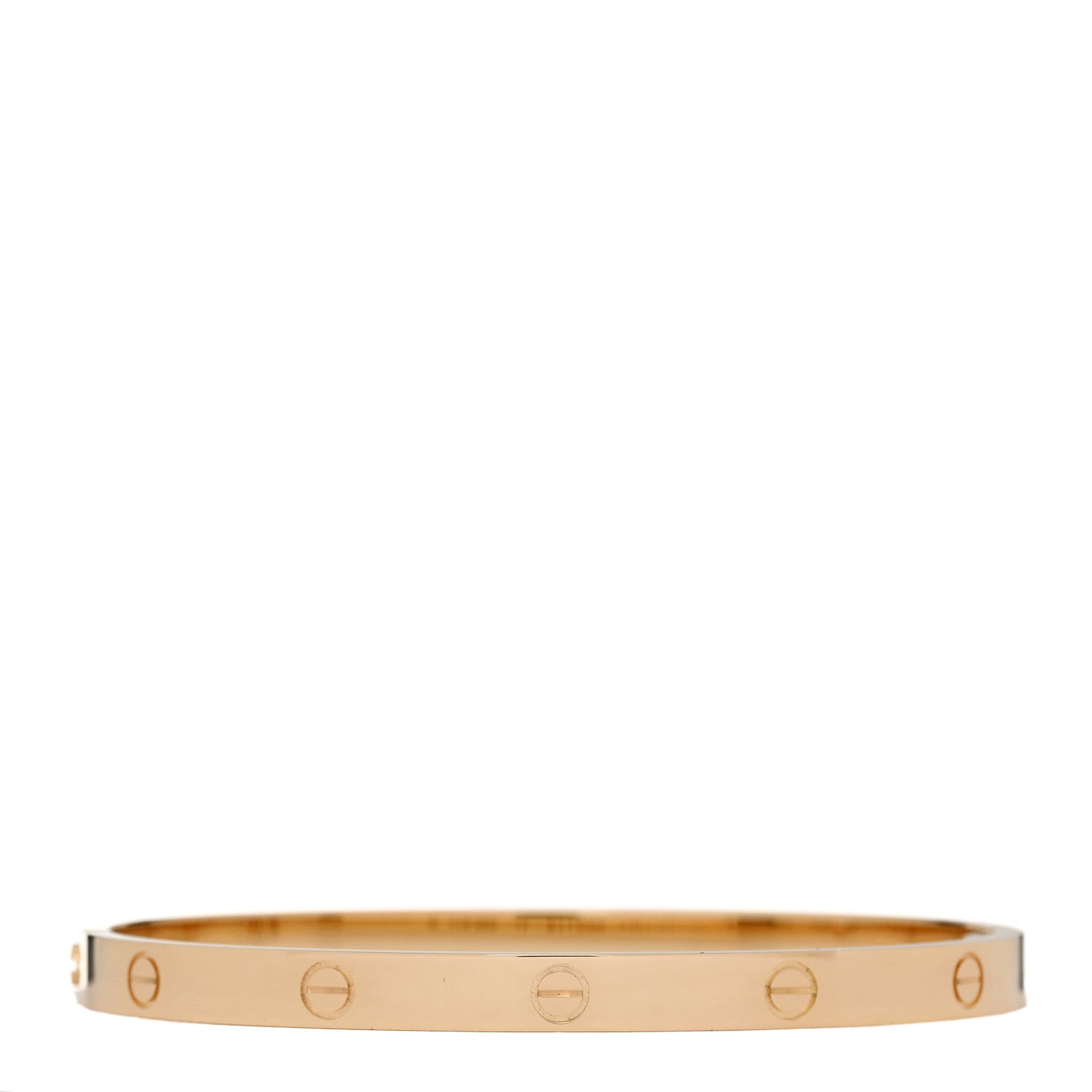 Cartier 18K Yellow Gold Medium LOVE Bracelet 17 3 of 10