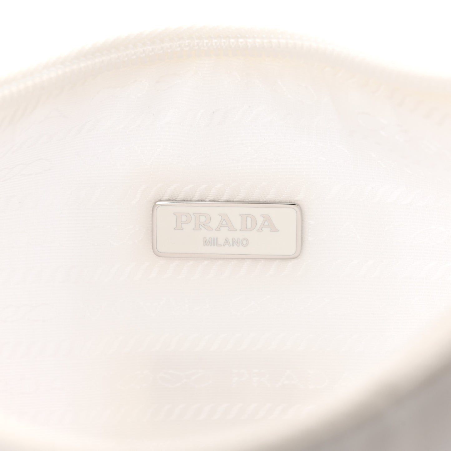 Tessuto Nylon Mini Re-Edition 2000 Bag White