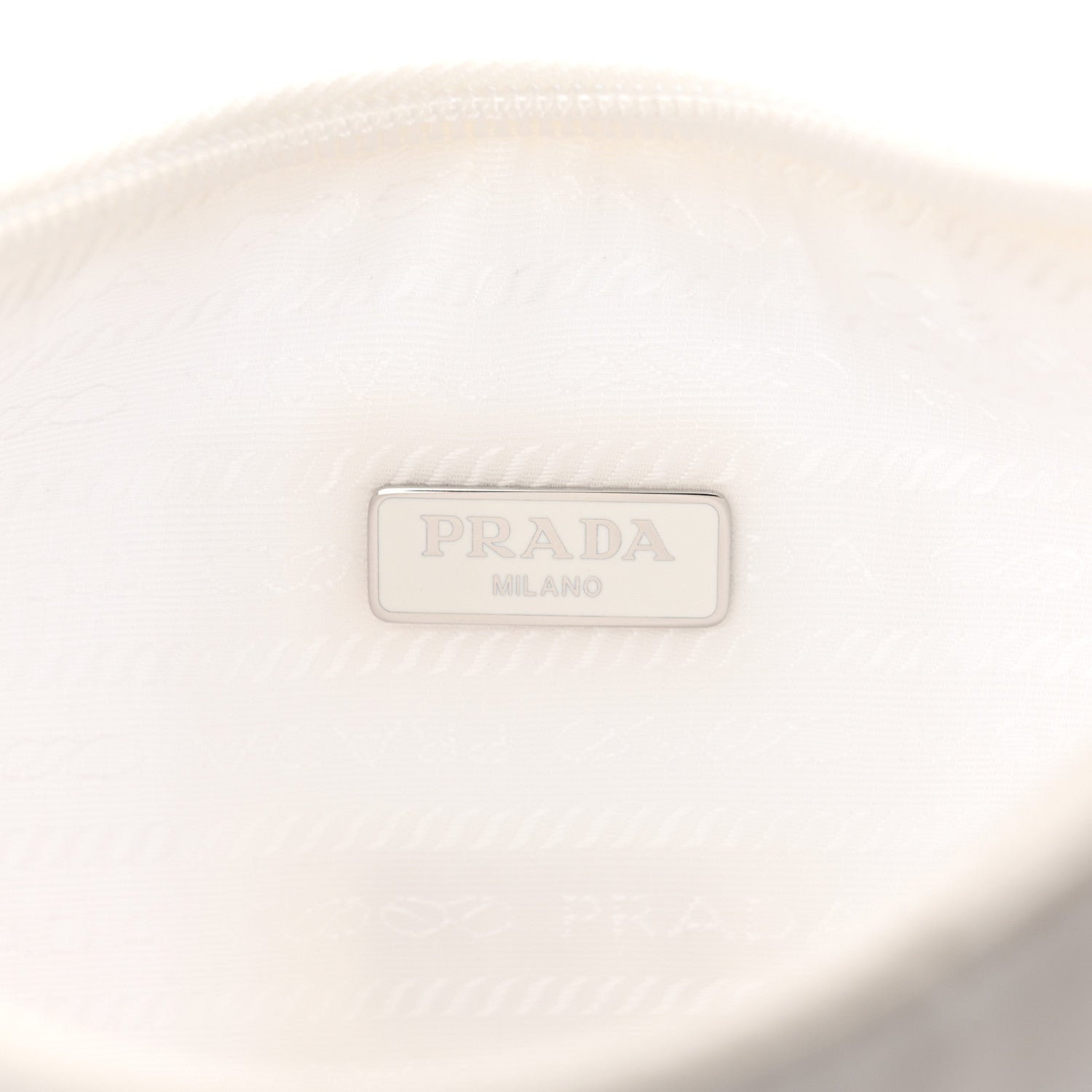 Prada Tessuto Nylon Mini Re-Edition 2000 Bag White 6 of 10