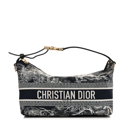 Christian Dior Technical Fabric Toile De Jouy DiorTravel Nomad Pouch Blue 1 of 10