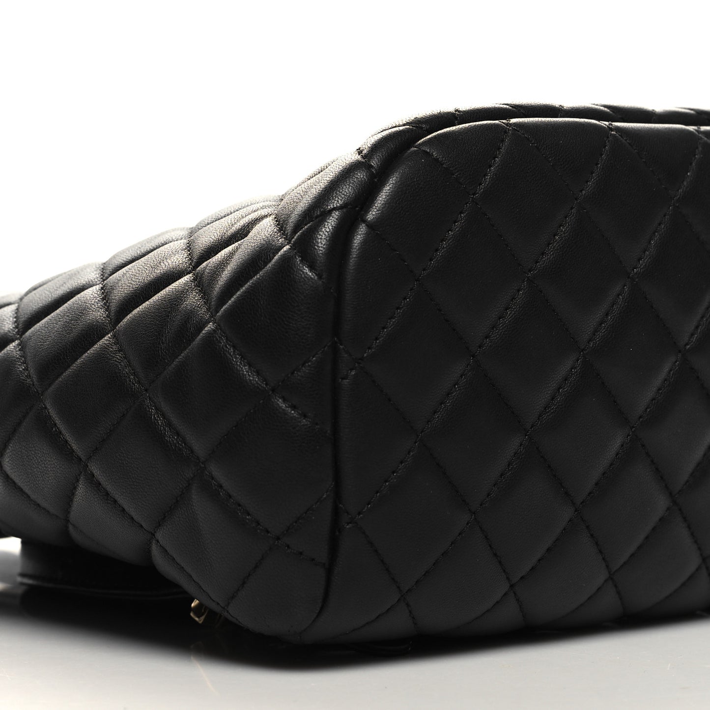 Calfskin Quilted Small Urban Spirit Backpack Black