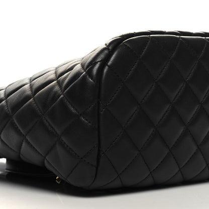 Chanel Calfskin Quilted Small Urban Spirit Backpack Black 9 of 10