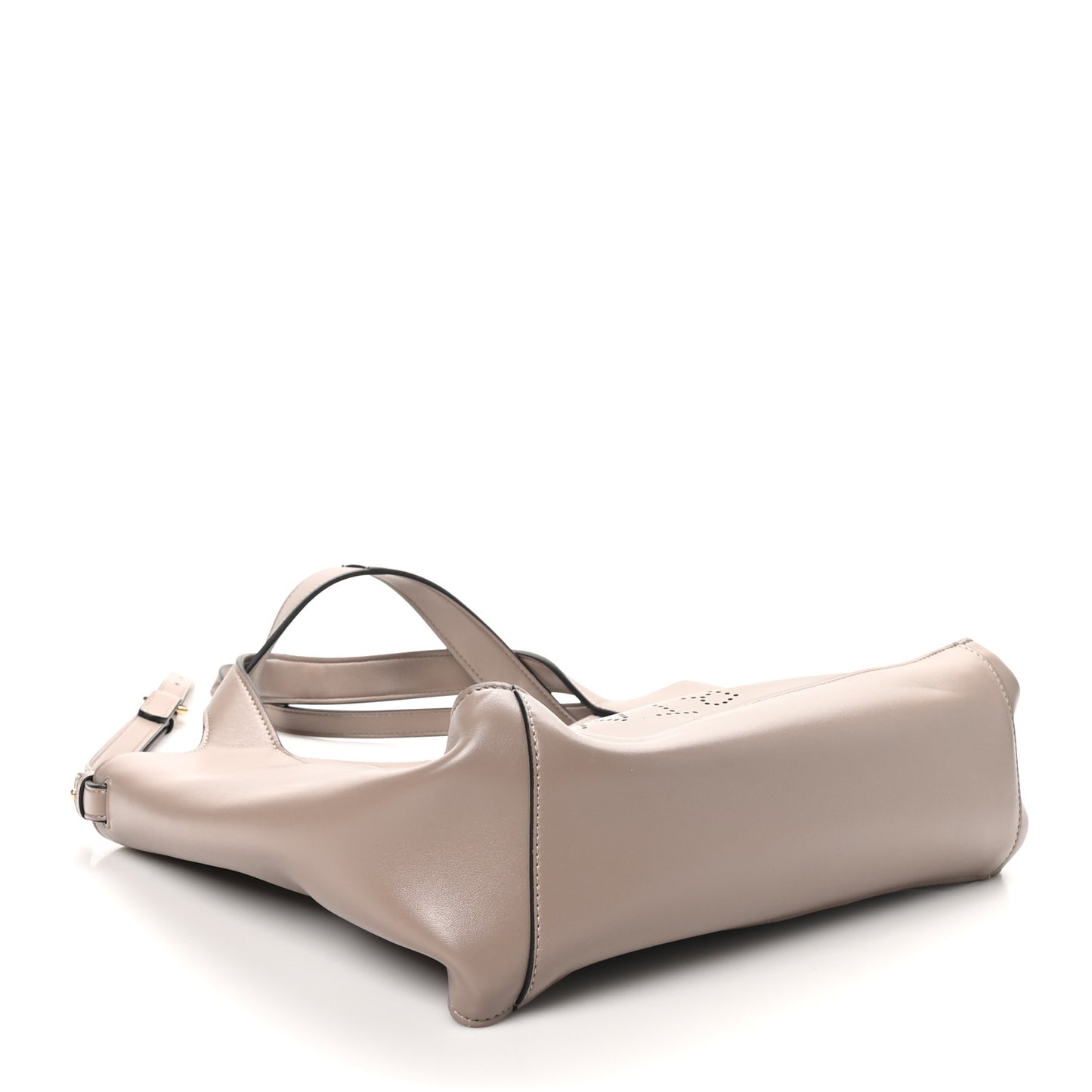 Eco Alter Nappa East West Perforated Tote Moss