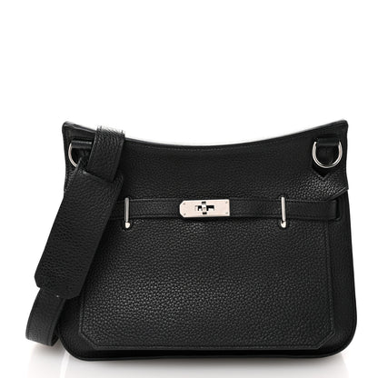 Hermes Taurillon Clemence Jypsiere 28 Black 1 of 9