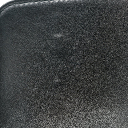 Chanel Calfskin Diagonal Chevron Quilted Tassel Wallet On Chain WOC Black 11 of 11