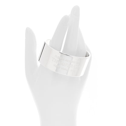 Tiffany Sterling Silver Wide Return To Tiffany Cuff Bracelet 2 of 5
