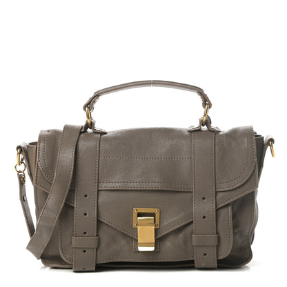 Proenza Schouler Lambskin Tiny PS1 Satchel Smoke 1 of 18