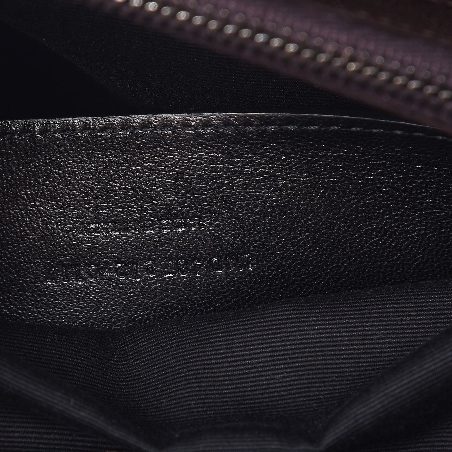 Sheepskin Matelasse Chevron Monogram Large College Satchel Black Tulip