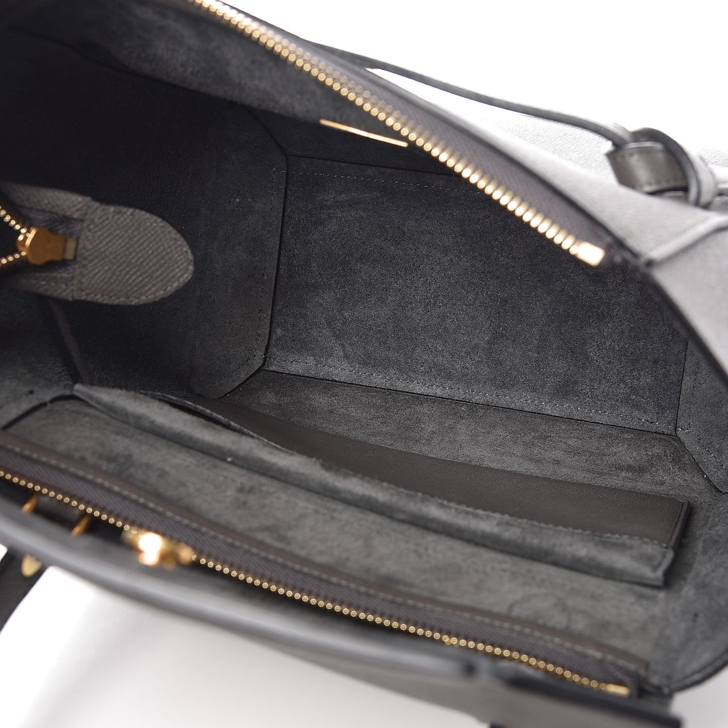 Baby Grained Calfskin Micro Belt Bag Grey