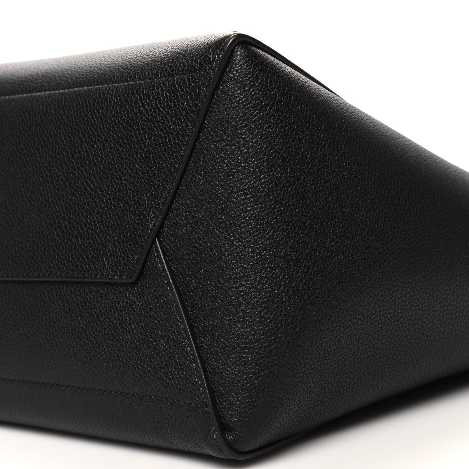 Celine Soft Grained Calfskin Sangle Bucket Bag Black 10 of 11