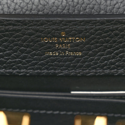 Louis Vuitton Taurillon Embellished Flower Crown Capucines Mini Black 6 of 9
