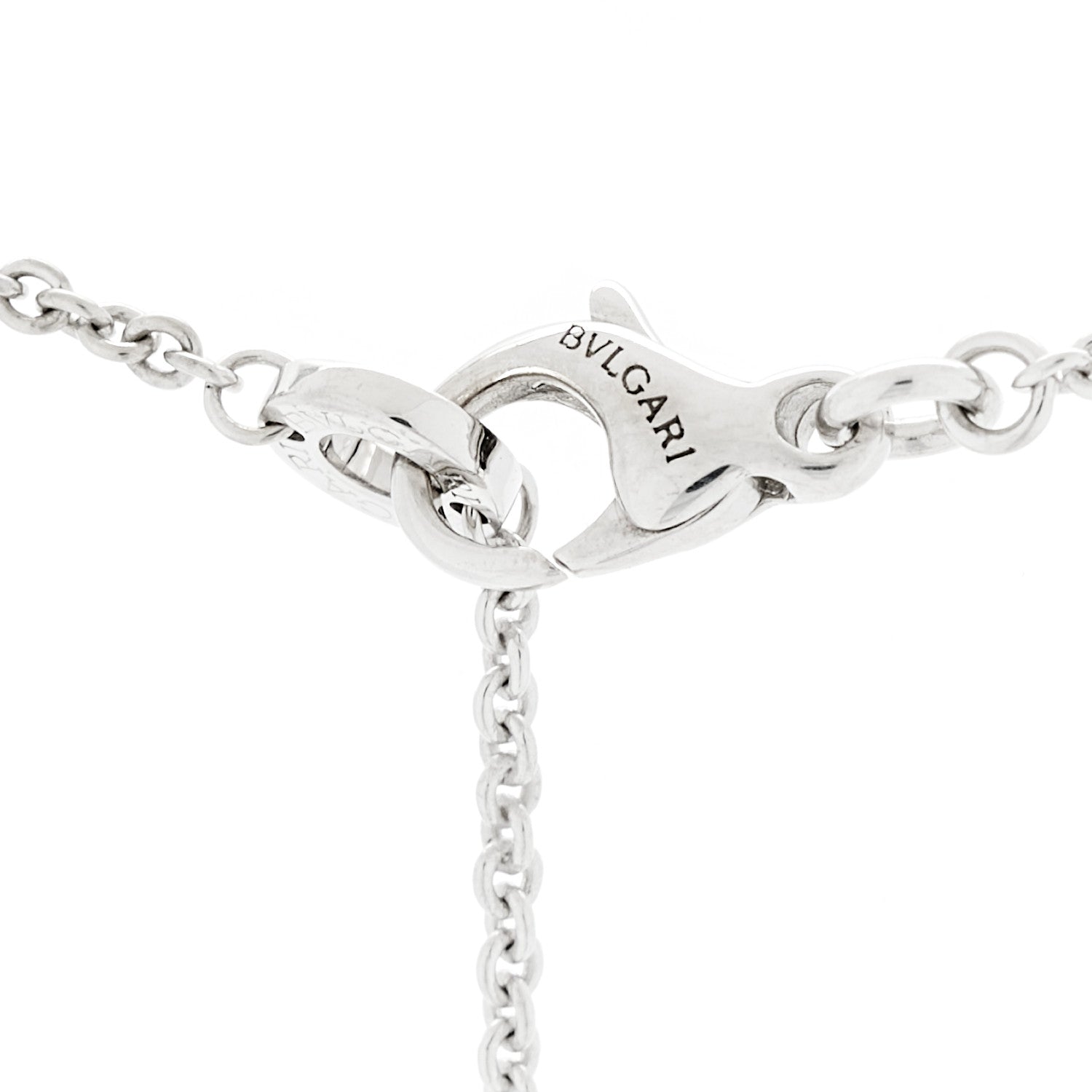 Bulgari Sterling Silver Ceramic Save The Children Pendant Necklace 3 of 8