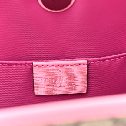 Gucci GG Supreme Monogram 3-D Strawberry Childrens Tote Beige Ebony Lotus Pink Fuxia Emerald 6 of 10