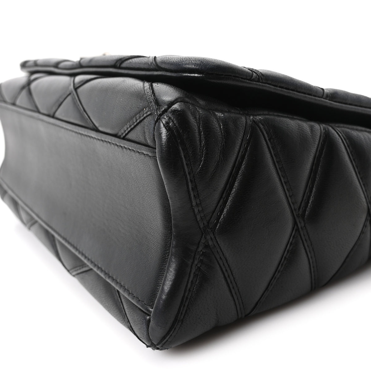 Louis Vuitton Lambskin Malletage GO-14 MM Black 10 of 10