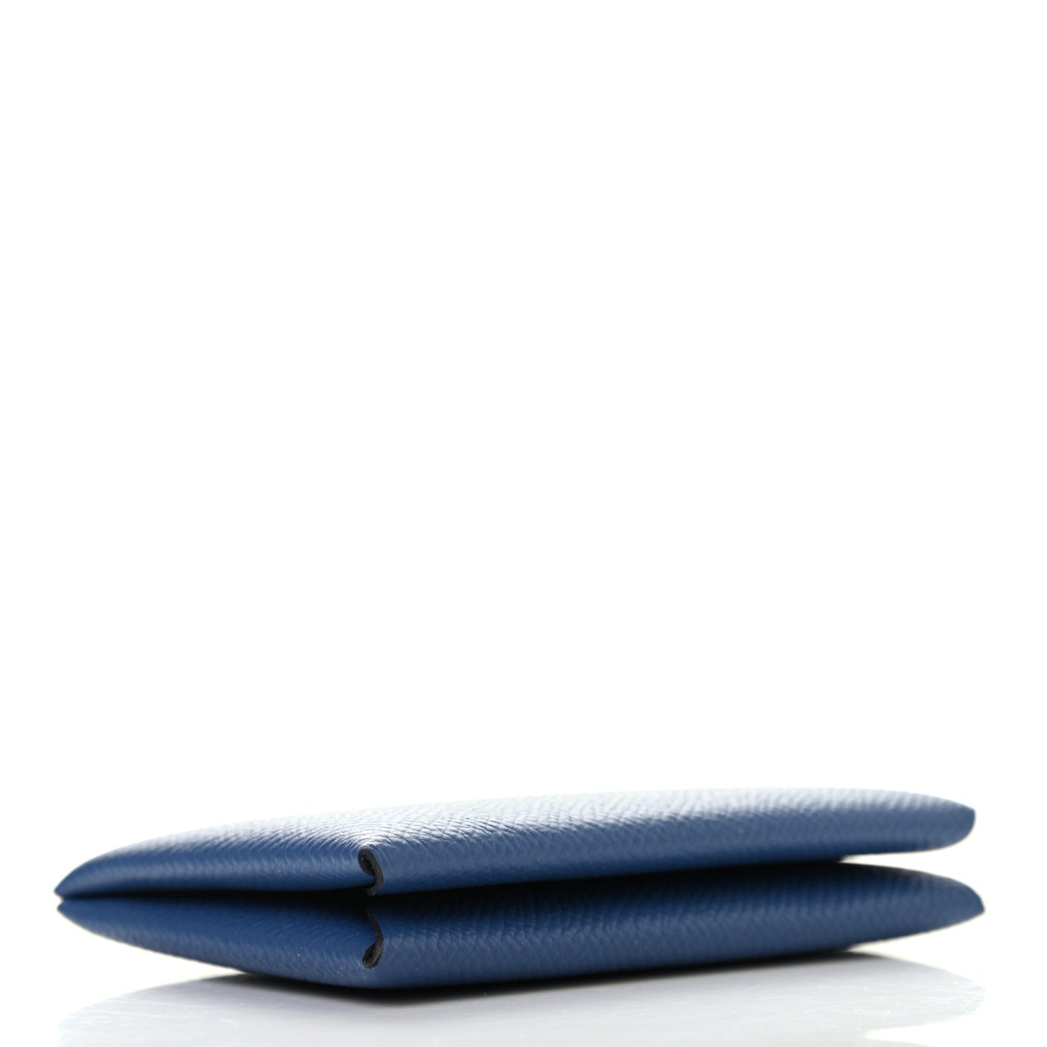 Hermes Epsom Calvi Card Case Bleu Agate 3 of 5